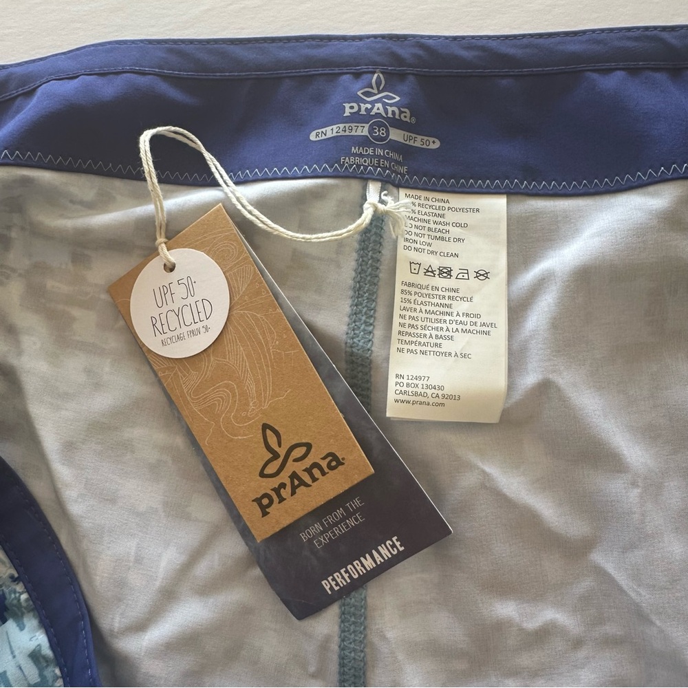 PrAna Men’s Catalyst Board Shorts Swim Trunks Size 38 New - Picture 5 of 10